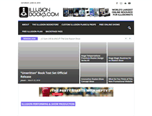 Tablet Screenshot of illusionbooks.com